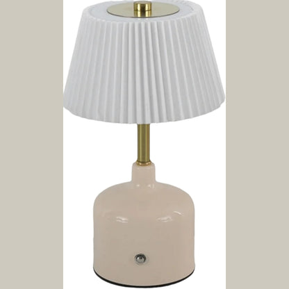 minimalist pleated desk lamp