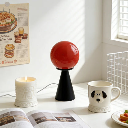 Contrast Sphere Glass Table Lamp – USB Powered Dimmable