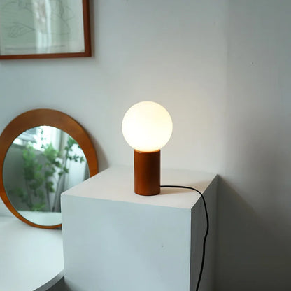Wooden Ceramic Table Lamp