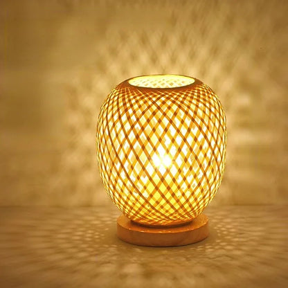 Wooden Table Lamp – Touch Control