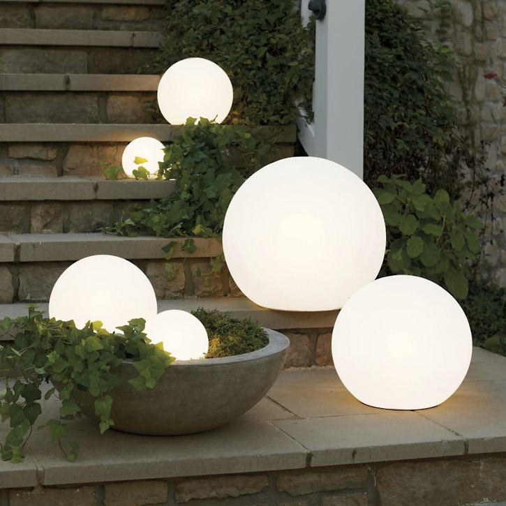 Spherical Garden Light - Weather-Resistant - 16 Color Options - Remote Control - Long-Lasting with Solar Option - Perfect for Indoor & Outdoor Use - LED Powered.