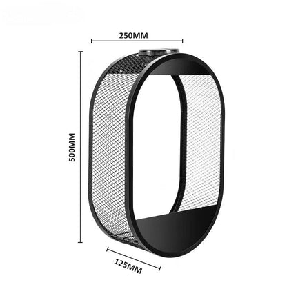 Solar Powered Wall Pot Light - Integrated Plant Pot - Warm & Cool White - Waterproof - Wireless Outdoor Lighting