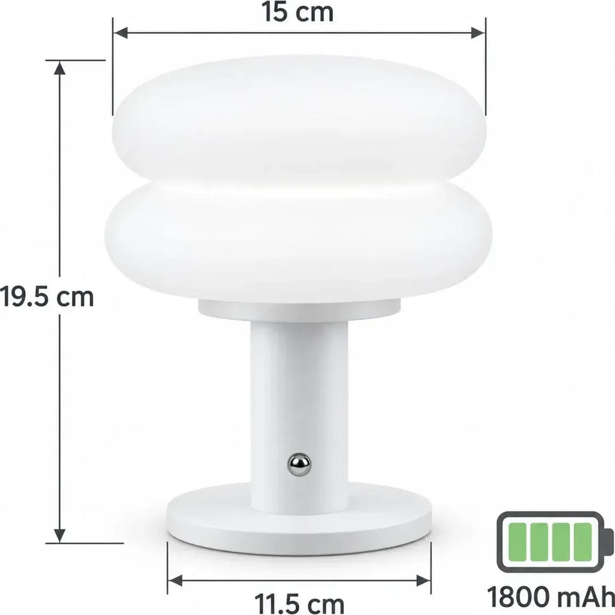 Bauhaus Nordic Mushroom Table Lamp