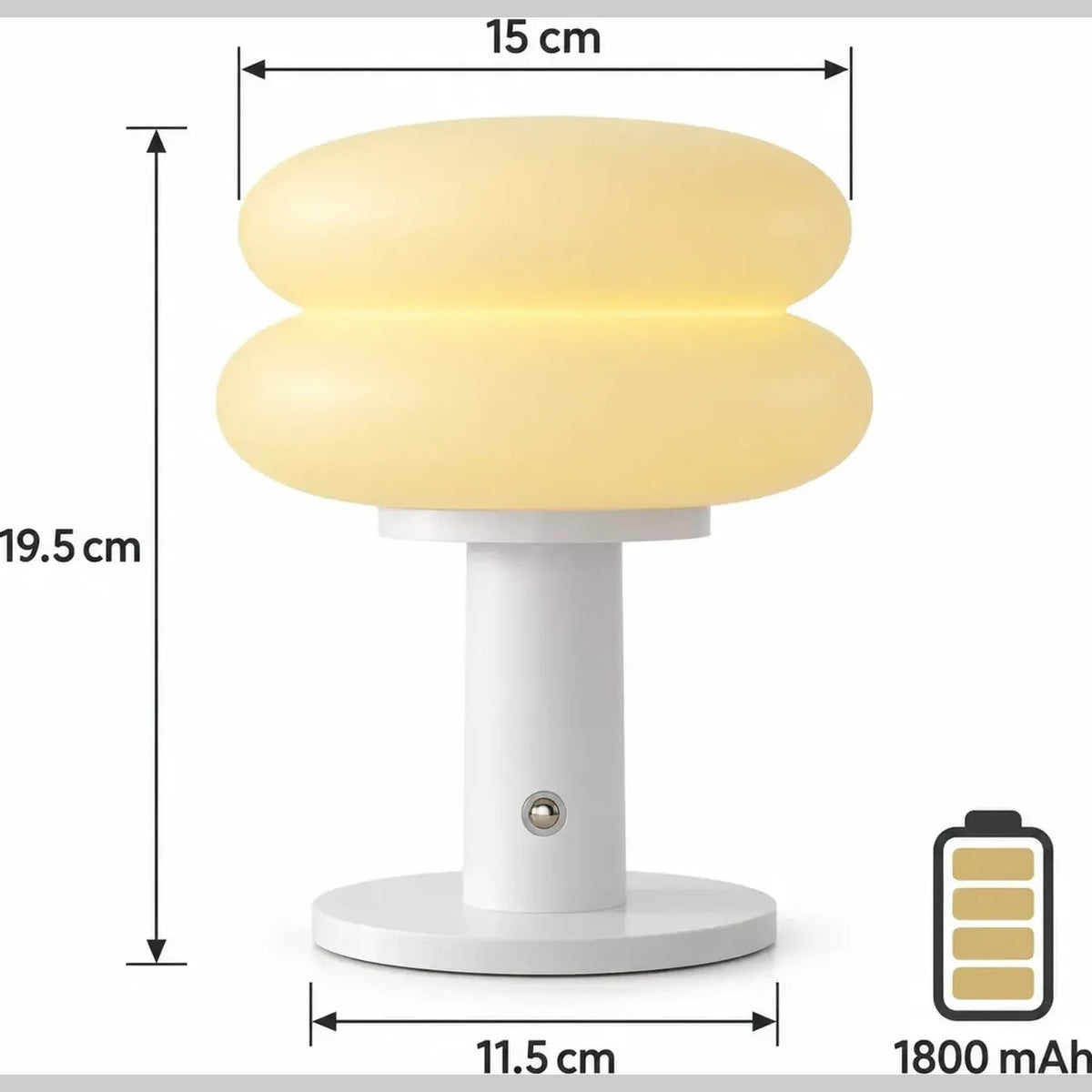 Bauhaus Nordic Mushroom Table Lamp
