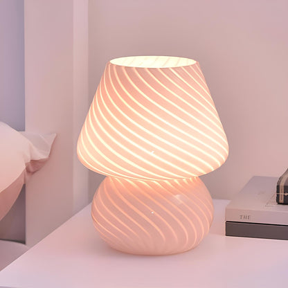 Hand-Blown Glass Lamp - Unique Artisanal Design - Premium Materials - Dimmable Lighting - Warm/Natural/Cool White Light - Elegant Home Décor