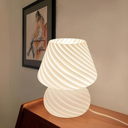 Hand-Blown Glass Lamp - Unique Artisanal Design - Premium Materials - Dimmable Lighting - Warm/Natural/Cool White Light - Elegant Home Décor