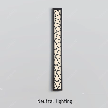 Verthara Premium Modern Aluminium Tall Outdoor Wall Light IP65 Dimmable