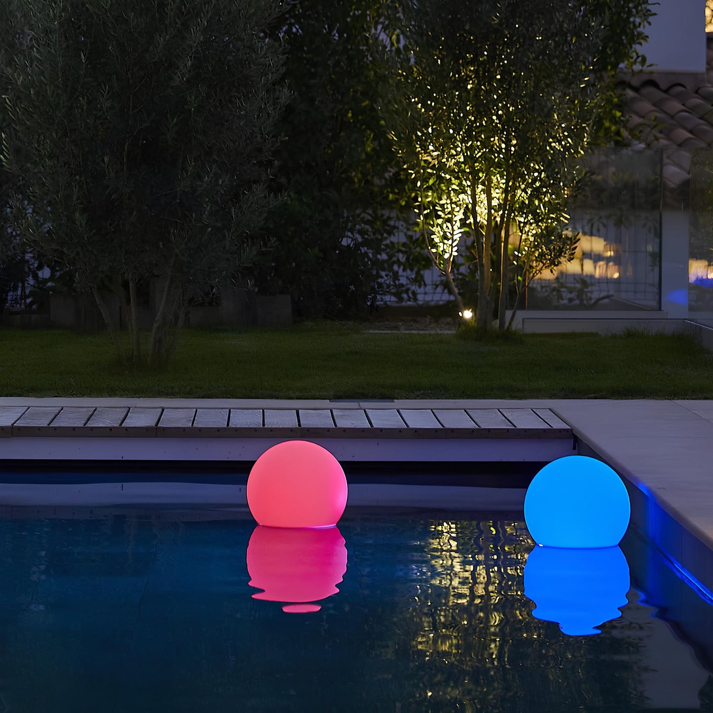 Spherical Garden Light - Weather-Resistant - 16 Color Options - Remote Control - Long-Lasting with Solar Option - Perfect for Indoor & Outdoor Use - LED Powered.