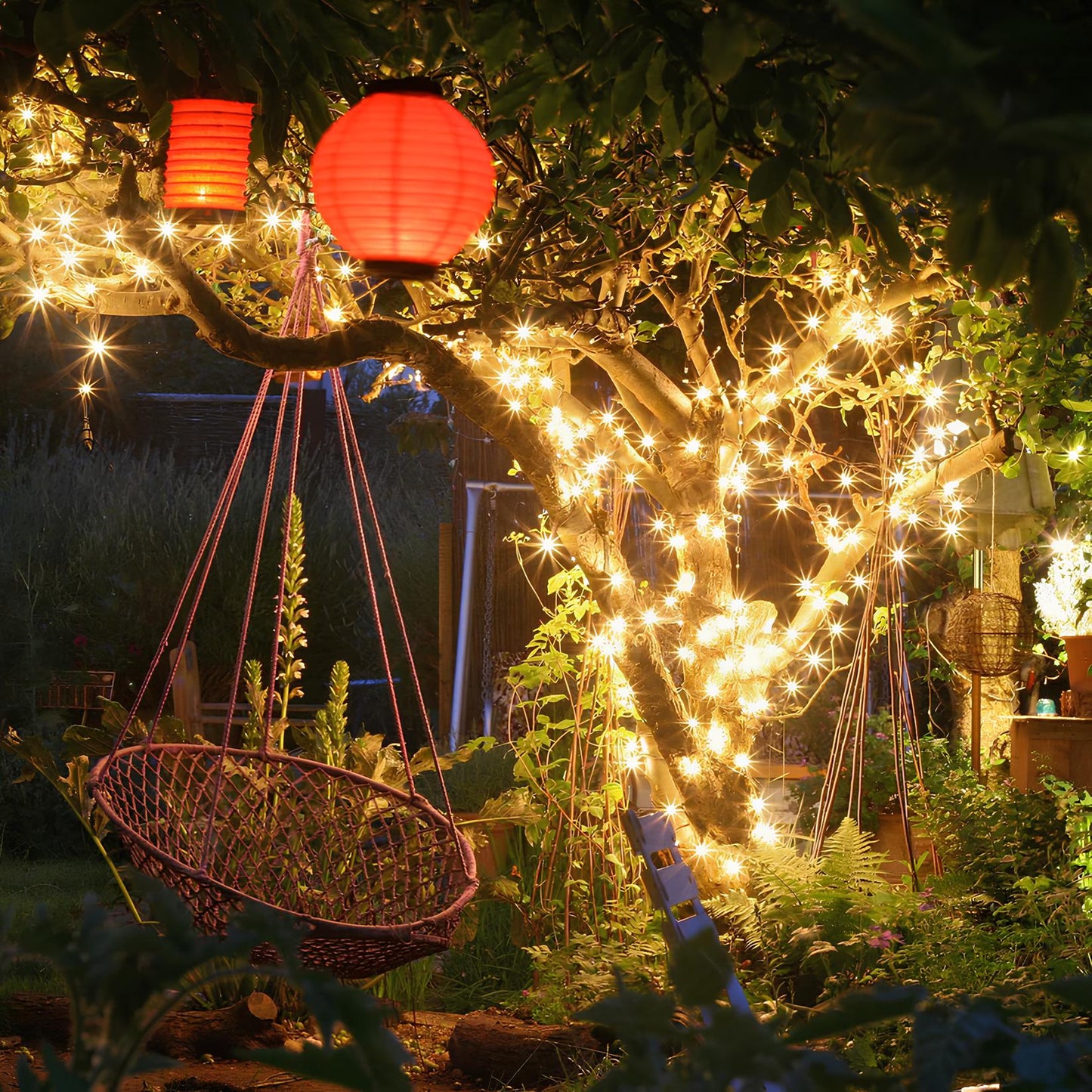 Solar String Fairy Lights - Waterproof LED Lights - Eco-Friendly Solar Powered - Multiple Lengths & Colors - Ideal for Gardens, Patios, and Celebrations