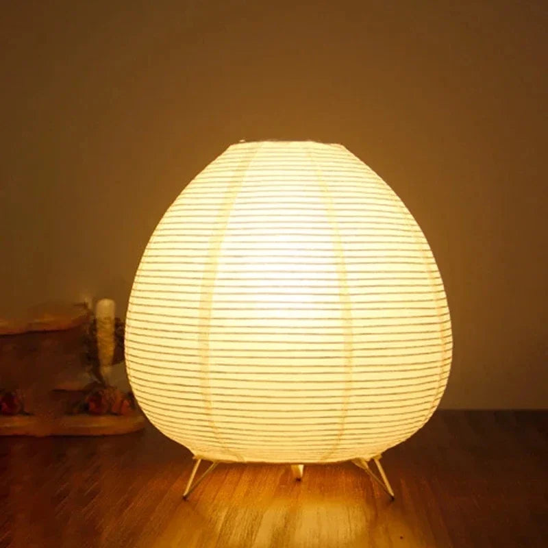 Japanese Paper Bedside Table Lamp