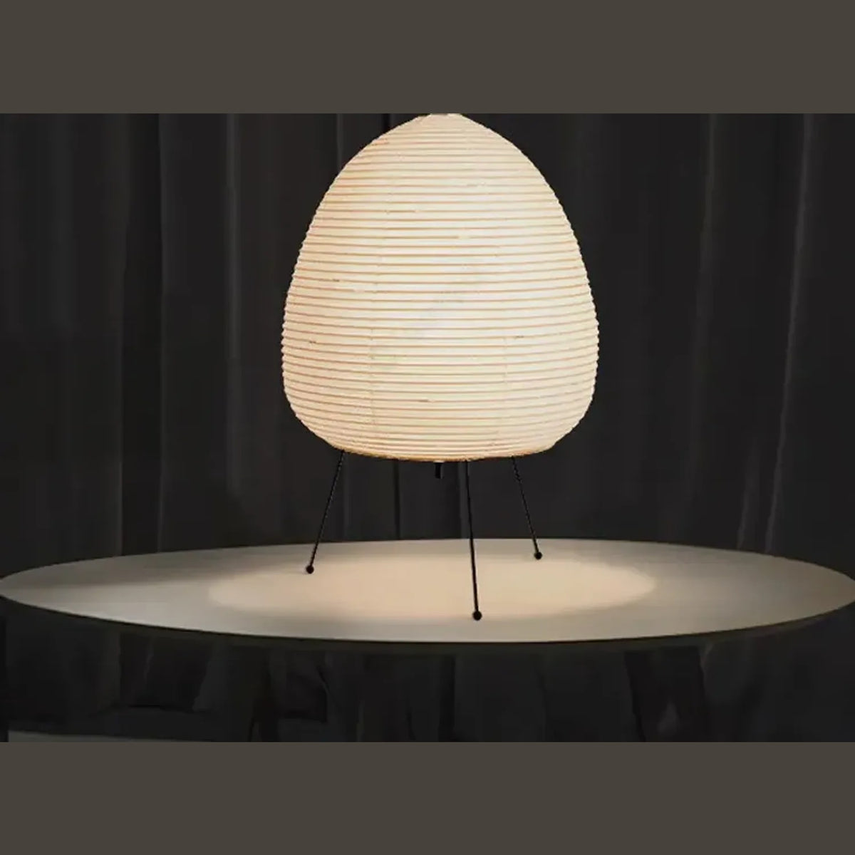 Japanese Paper Tripod Table Lamp