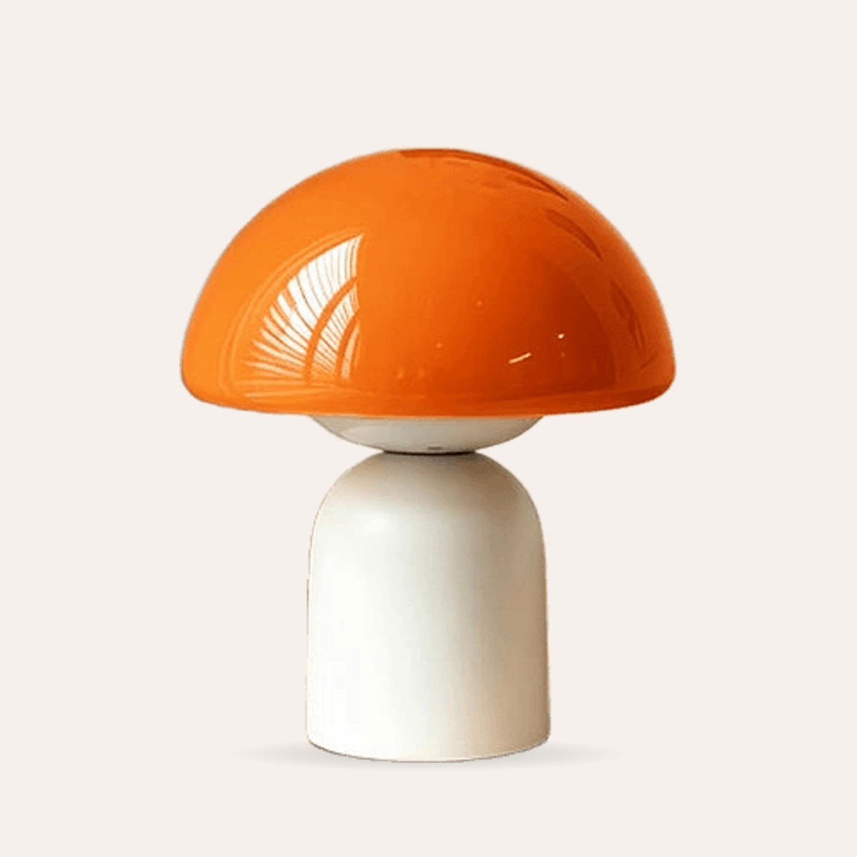 Marble Murano Glass Mushroom Table Lamp
