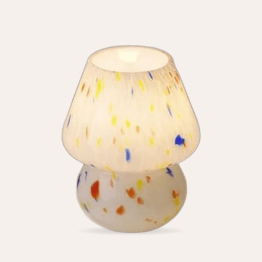 Nordic Glass Mushroom Bedside Table Lamp