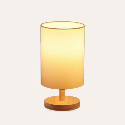 Nordic Wooden Bedside Table Lamp