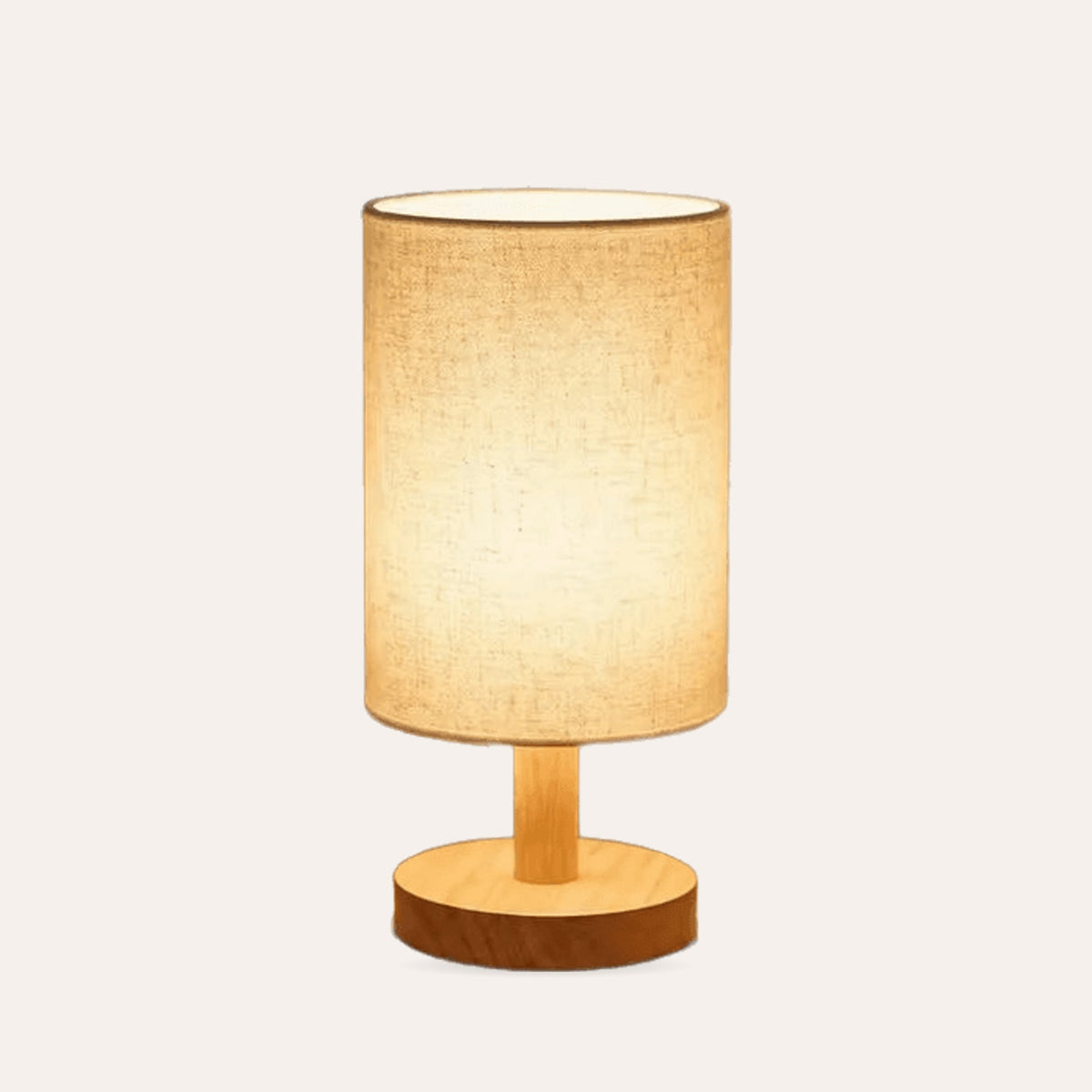 Nordic Wooden Bedside Table Lamp