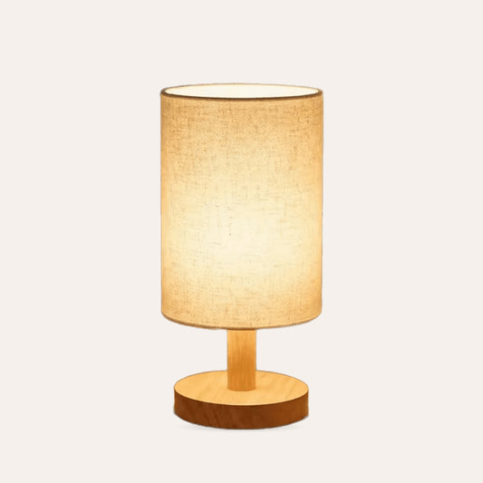 Nordic Wooden Bedside Table Lamp