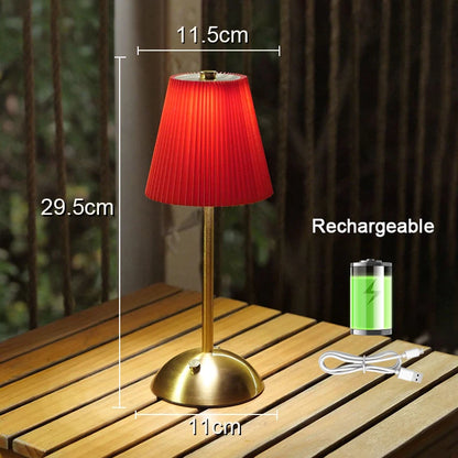 Pleated Table Lamp