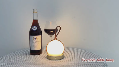 Portable LED Solar Camping Lamp – Cordless, Rechargeable, Indoor/Outdoor Use, Modern Design, Energy-Efficient Lighting
