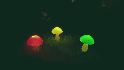 Solar Garden Light Mushroom
