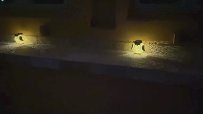 Owl Solar Garden Light - Hanging LED Lantern