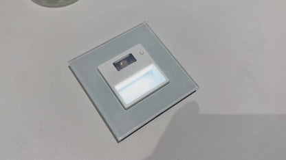 LED Motion Sensor Stair Light – Recessed Indoor Lighting for Stairwell and Corridor, Energy Efficient PIR Sensor