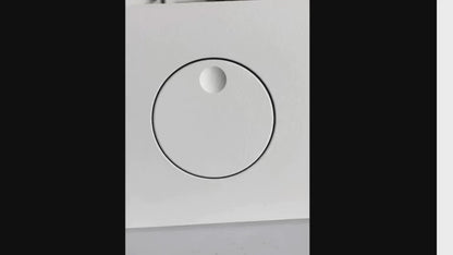 Applique da parete LED moderna con rotazione di 350º – Lampada da parete incassata da 3W per illuminazione di camera da letto e scale, opzioni bianco caldo e bianco naturale