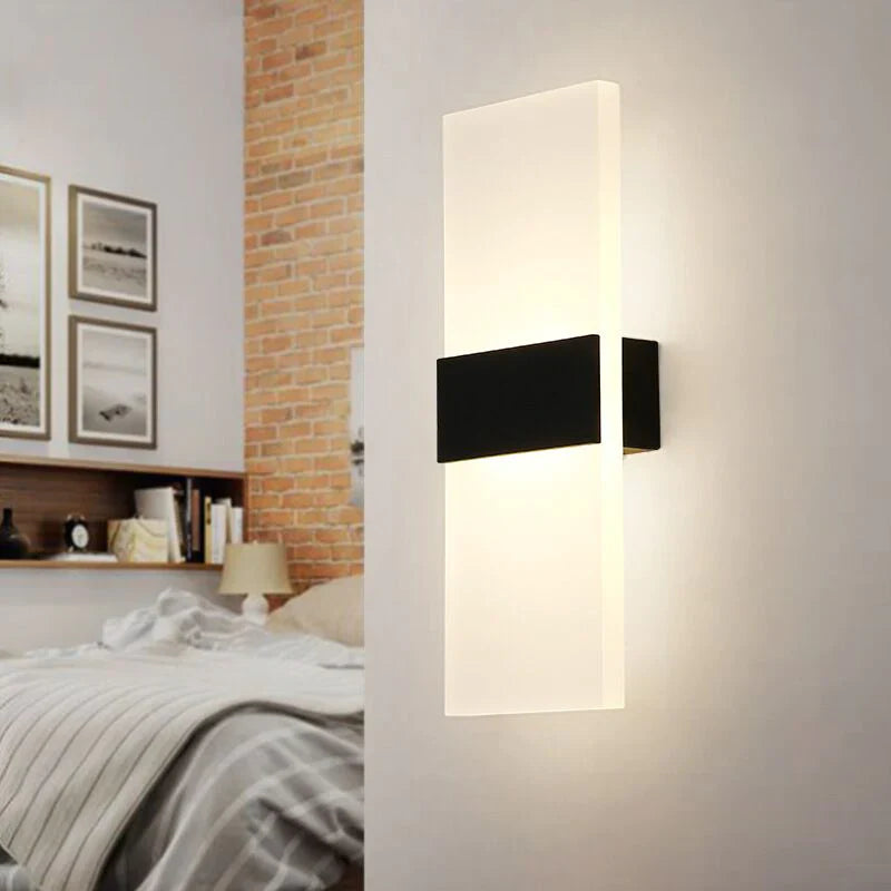 Motion Light – Modern Wall Lamp – Motion & Touch Sensor – USB Rechargeable – Warm/White Light – Stylish Rectangular or Arced Design