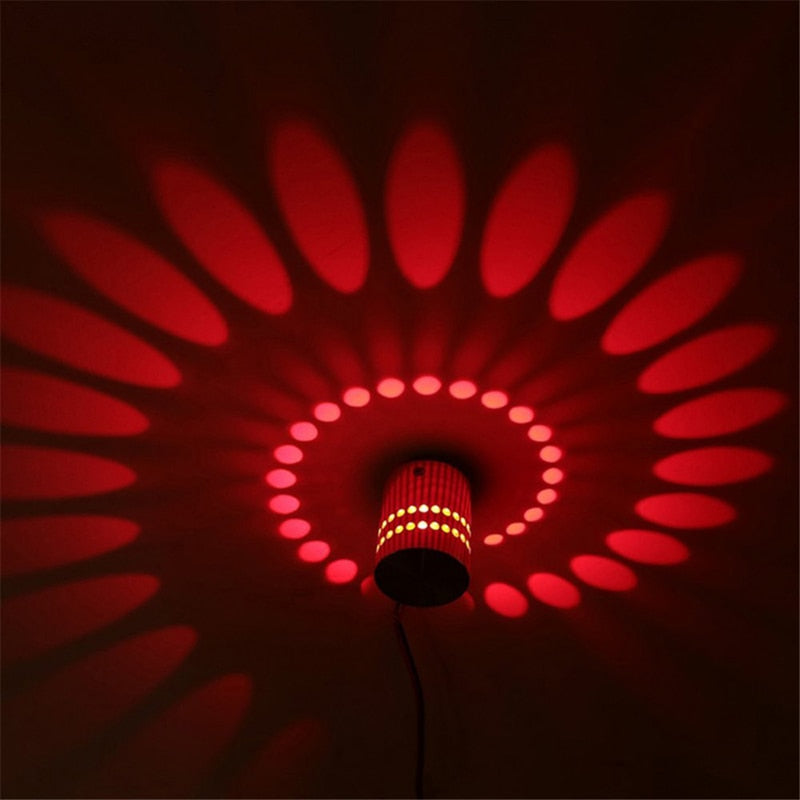 Spiral Light - Modern LED Wall & Ceiling Lamp with 7 Colors - Energy-Saving Aluminum Design for Stunning Atmosphere