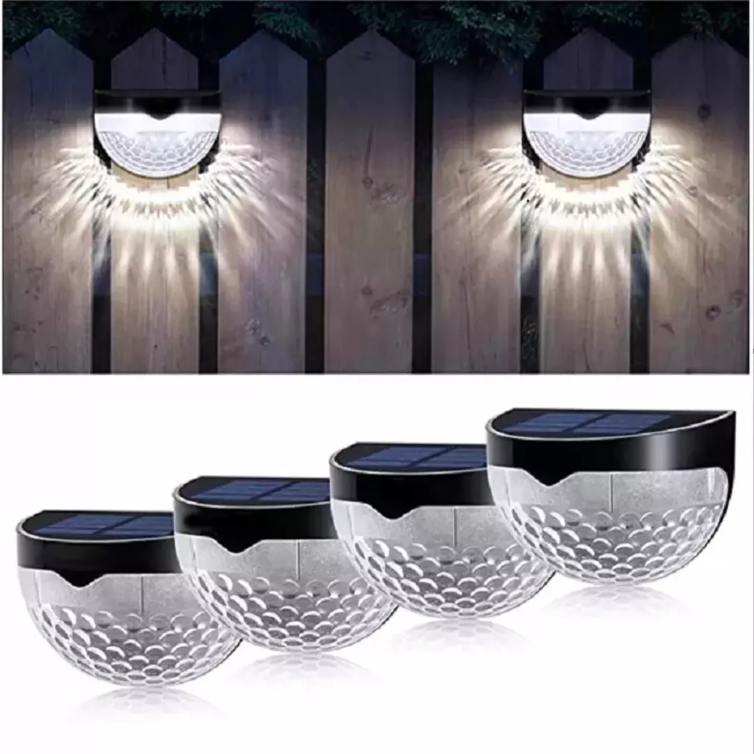 Solar Outdoor Wall Lamp - Waterproof - Solar Powered - Auto On/Off - Wireless Installation - Up to 8 Hours Light - 9x6.5x5 cm