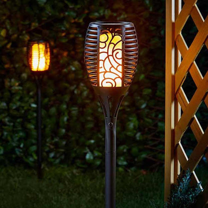 Outdoor Solar Torch – Flickering LED Light – Solar Powered – Weather Resistant – IP65 Waterproof – Perfect for Yard, Garden, Pathway Decoration