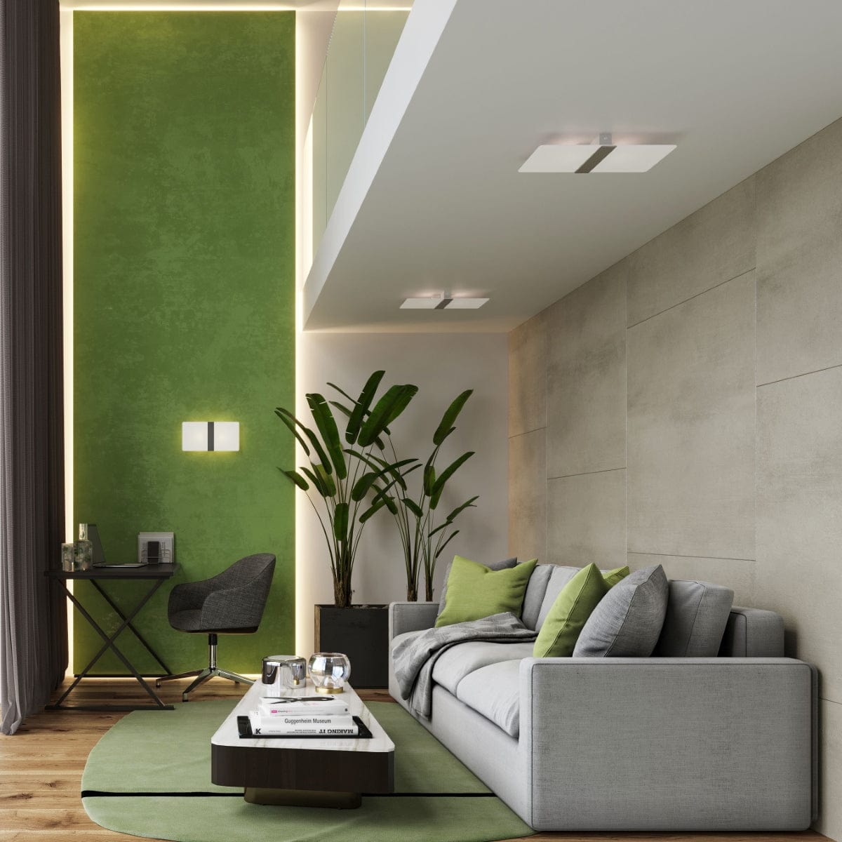 Sollux Lighting Ceiling Lamp Azalia White - Elegant Glass Design - Matte Shade - Perfect Light Dispersion - Interchangeable G9 Bulbs - Timeless Style - Easy Installation