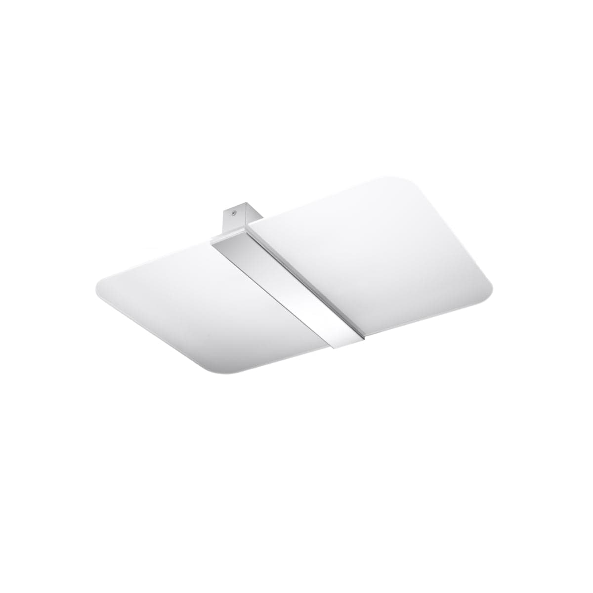 Sollux Lighting Ceiling Lamp Azalia White - Elegant Glass Design - Matte Shade - Perfect Light Dispersion - Interchangeable G9 Bulbs - Timeless Style - Easy Installation
