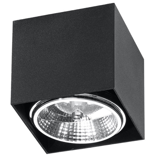 Sollux Lighting Ceiling Lamp Blake Black - Modern BLAKE Spot Ceiling Light - Minimalist Design - Easy Surface Mounting - Compatible with GU10 Bulbs