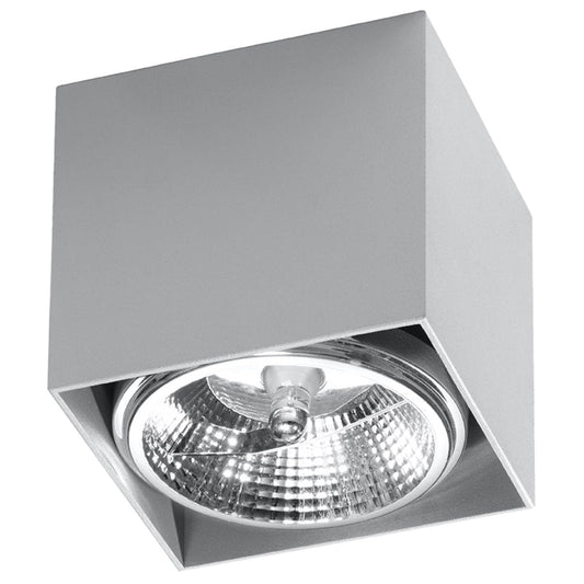 Sollux Lighting Ceiling Lamp Blake Grey - Modern BLAKE Spot Ceiling Light - Minimalist Design - Easy Surface Mounting - Compatible with GU10 Bulbs