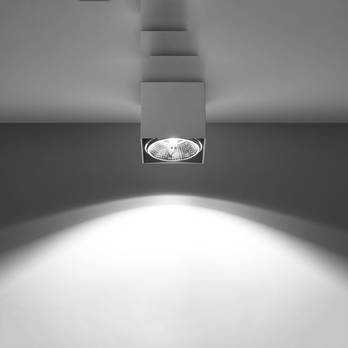 Sollux Lighting Ceiling Lamp Blake White - Modern BLAKE Spot Ceiling Light - Minimalist Design - Easy Surface Mounting - Compatible with GU10 Bulbs