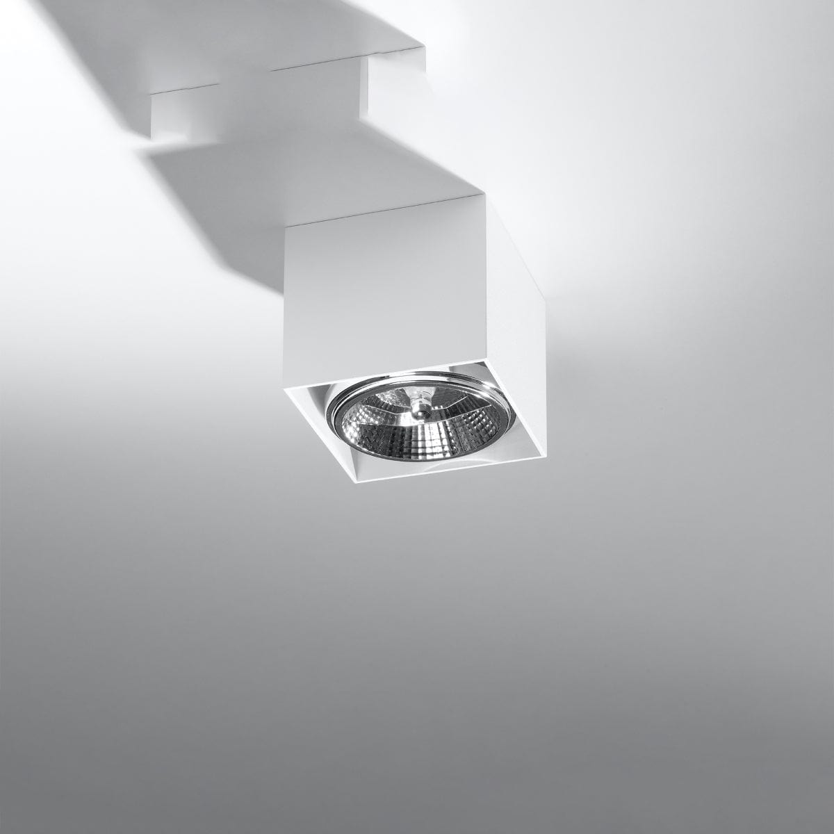 Sollux Lighting Ceiling Lamp Blake White - Modern BLAKE Spot Ceiling Light - Minimalist Design - Easy Surface Mounting - Compatible with GU10 Bulbs