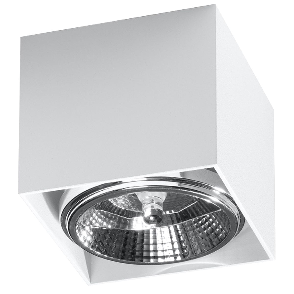 Sollux Lighting Ceiling Lamp Blake White - Modern BLAKE Spot Ceiling Light - Minimalist Design - Easy Surface Mounting - Compatible with GU10 Bulbs
