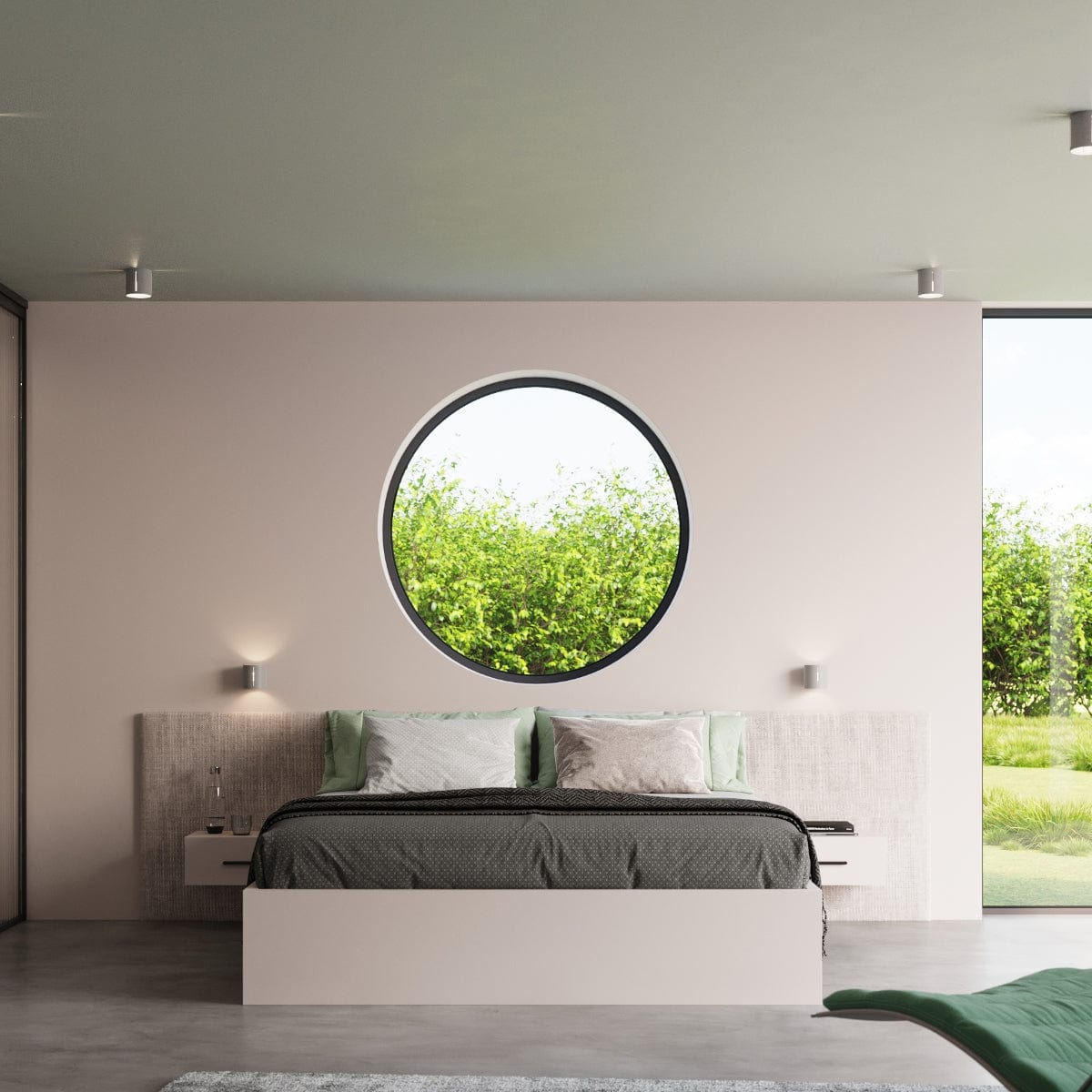Sollux Lighting Ceiling Lamp Inez Grey - Modern Perforated Ceiling Light - Aluminum - Replaceable G9 Bulbs - Elegant Grey Finish - Futuristic Lighting Effect