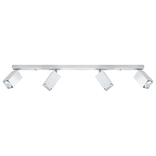 Sollux Lighting Ceiling Lamp Merida 4 L White - Modern Spot Ceiling Light - 4 Adjustable Shades - Durable Steel Design - GU10 Bulb Compatible