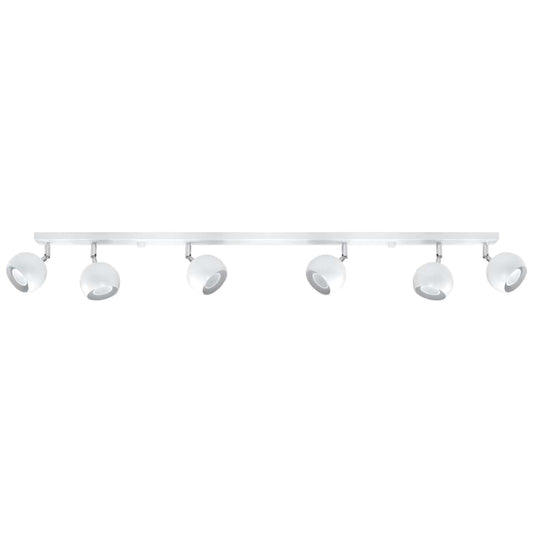Sollux Lighting Ceiling Lamp Oculare 6 L White - Modern Spot Ceiling Light - Multi-Directional Adjustable Lighting