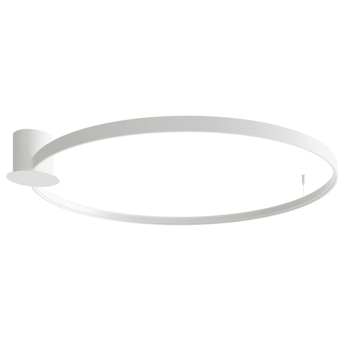 Sollux Lighting Ceiling Lamp Rio 110 White - Modern LED Circle Light - 3000K Warm Light - Flicker-Free - High CRI 90 - Energy Efficient - Elegant Polish Design