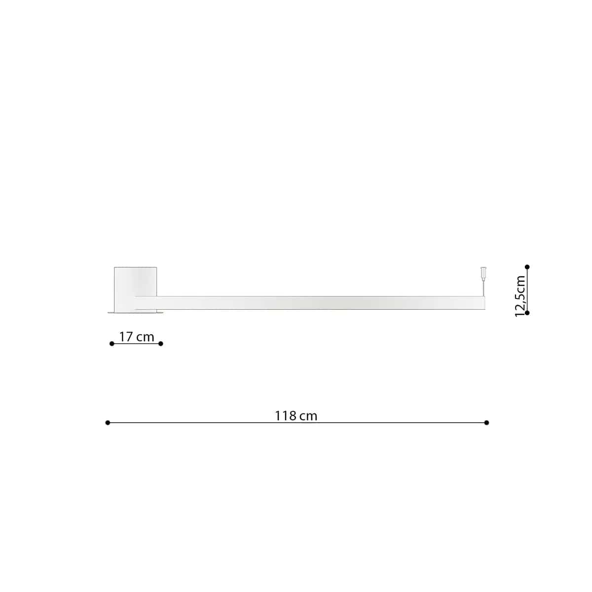 Sollux Lighting Ceiling Lamp Rio 110 White - Modern LED Circle Light - 4000K Neutral Light - Flicker-Free - High CRI 95 - Energy Efficient - Sleek Polish Design