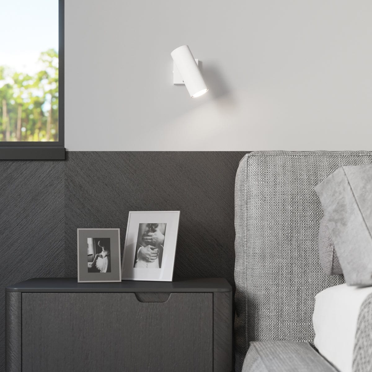 Sollux Lighting DIREZIONE Ceiling Light - 2-Light White - Minimalist Modern Design - Adjustable Spotlights - GU10 Bulb Compatibility - Ideal for Living Room and Kitchen