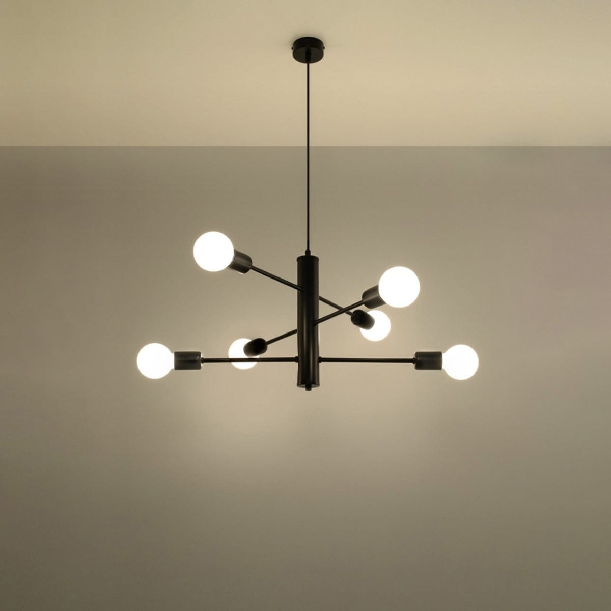 Sollux Lighting DUOMO 6 Industrial Ceiling Lamp - Loft Style Lighting Solution