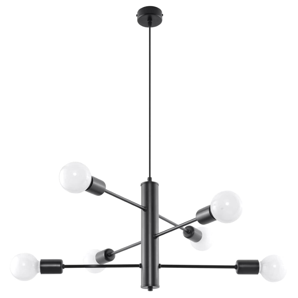 Sollux Lighting DUOMO 6 Industrial Ceiling Lamp - Loft Style Lighting Solution