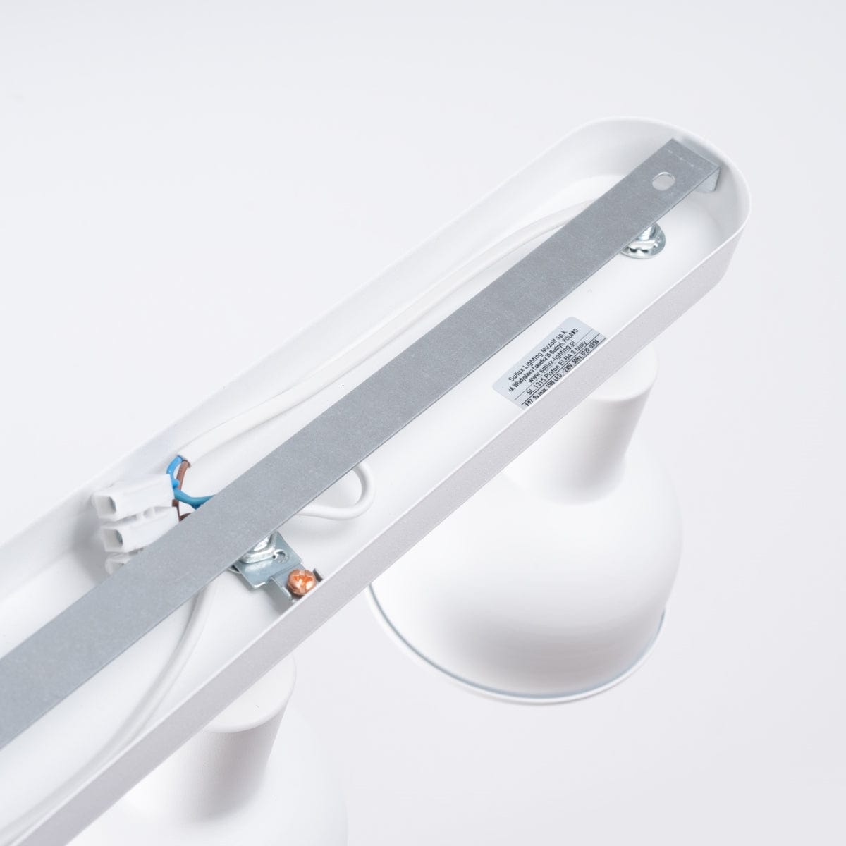 Sollux Lighting ELBA Ceiling Lamp - 3-Light White - Minimalist Adjustable Design - LED Compatible - Energy Efficient - Ideal for Modern Interiors