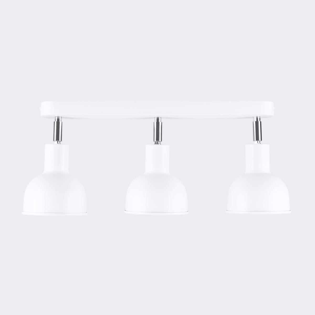 Sollux Lighting ELBA Ceiling Lamp - 3-Light White - Minimalist Adjustable Design - LED Compatible - Energy Efficient - Ideal for Modern Interiors