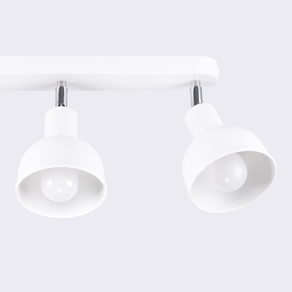 Sollux Lighting ELBA Ceiling Lamp - 3-Light White - Minimalist Adjustable Design - LED Compatible - Energy Efficient - Ideal for Modern Interiors