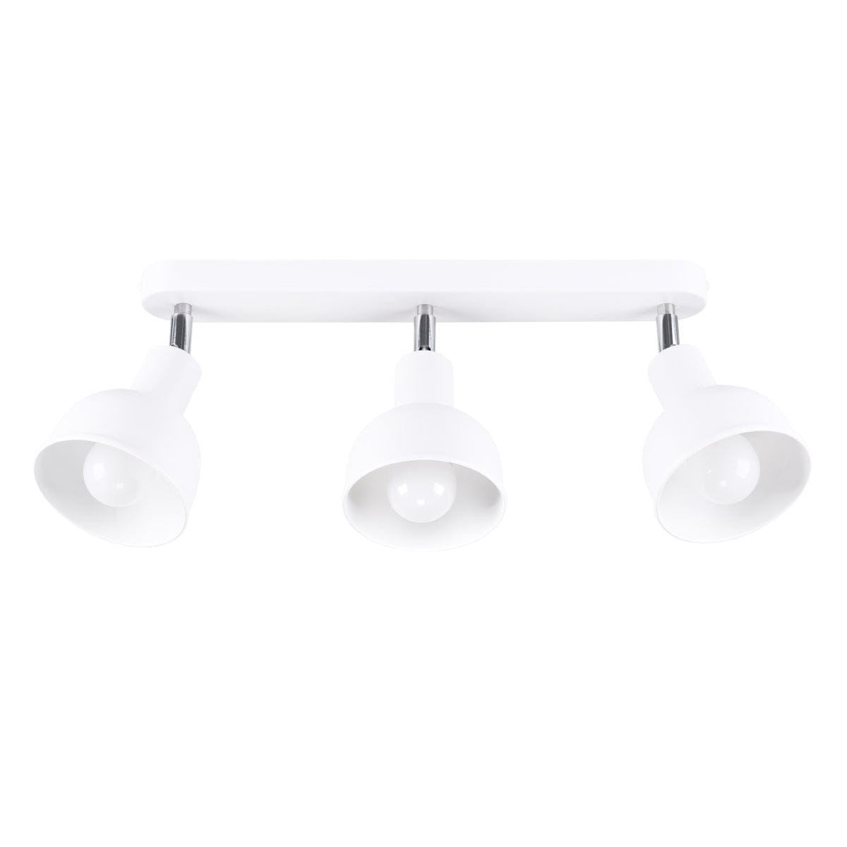 Sollux Lighting ELBA Ceiling Lamp - 3-Light White - Minimalist Adjustable Design - LED Compatible - Energy Efficient - Ideal for Modern Interiors
