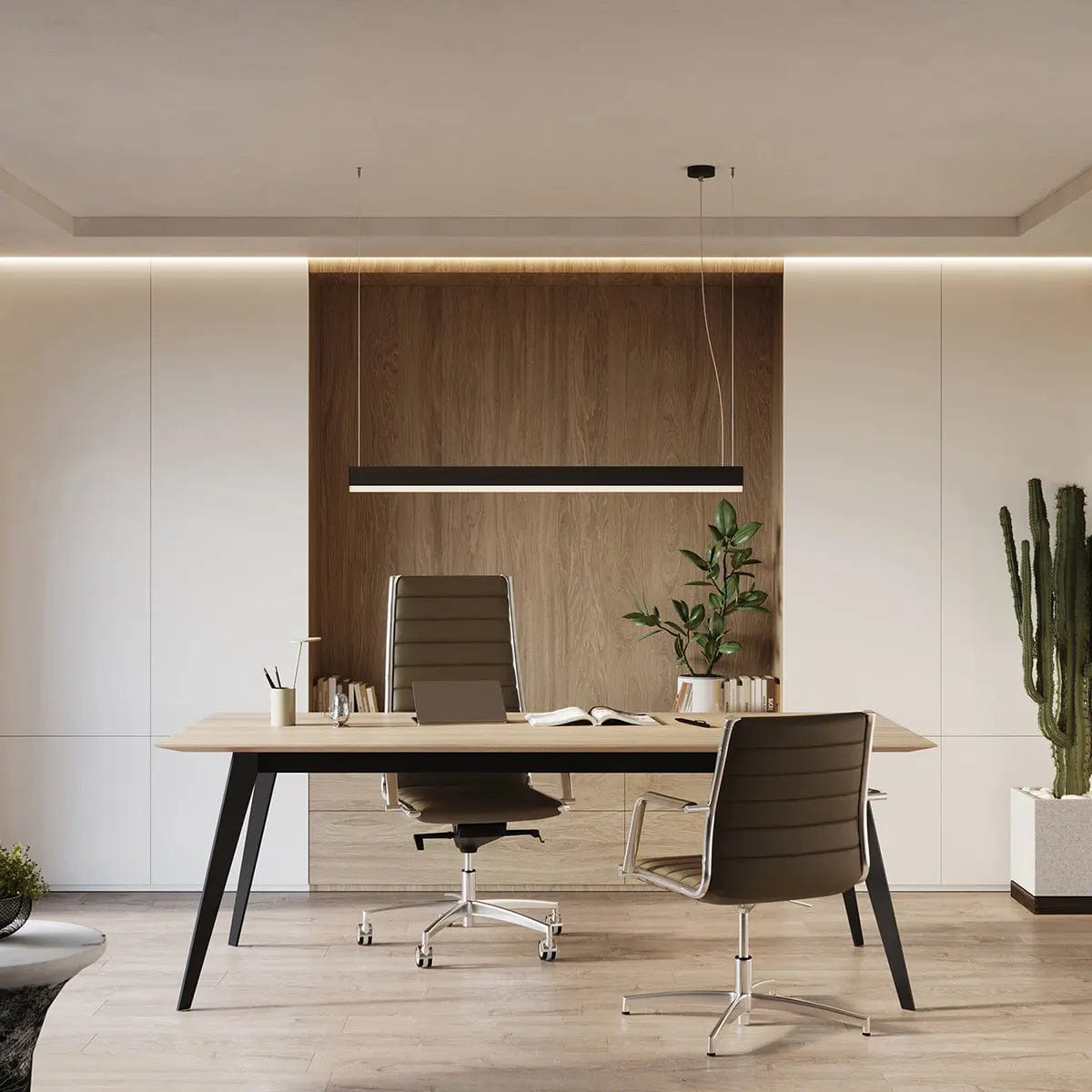 Sollux Lighting FARGE Black LED Pendant Lamp - 3000K Warm Light - Modern Geometric Design - Energy-Efficient Matte Finish